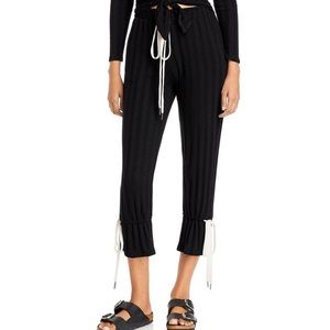 n:philanthropy Rail Casual Jogger Pants in Black/White Size-XL NWT